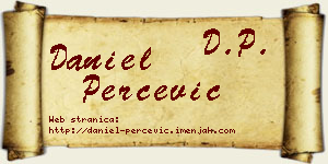 Daniel Perčević vizit kartica